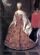 Louis de Silvestre Portrait de Marie Sweden oil painting artist